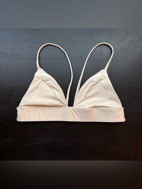 Hurley Beige Strappy Triangle Bralette